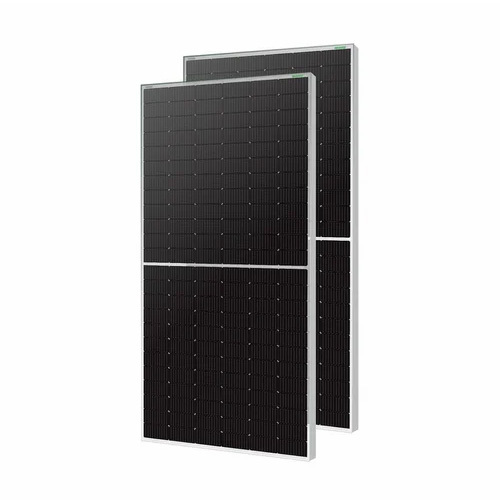 WAAREE 585Wp 144Cells 24 Volts N-Type Framed Dual Glass Bifacial Non-DCR Solar Module Solar Panel