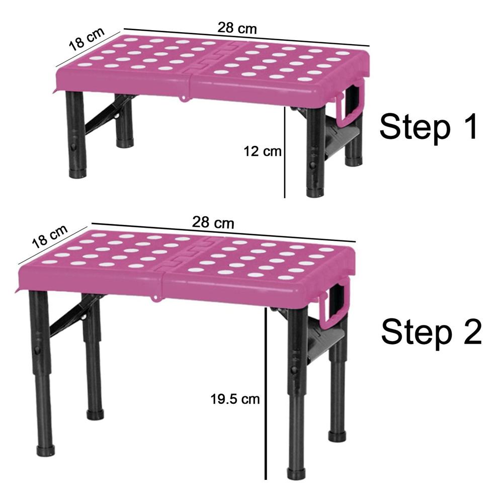 High Quality Multi-utility Compact Foldable Table - Color: Mix