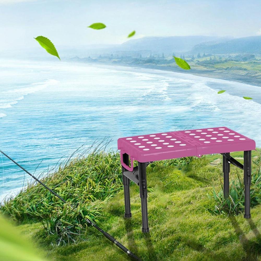 High Quality Multi-utility Compact Foldable Table - Color: Mix