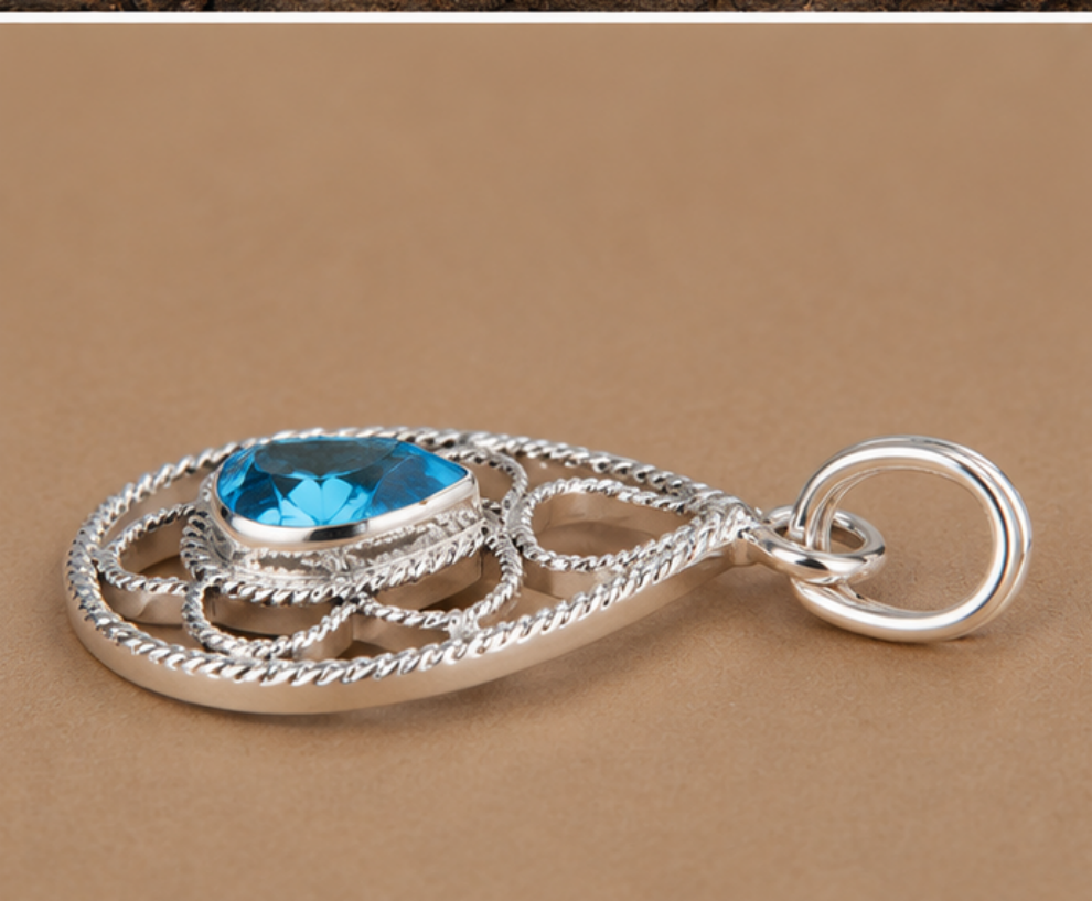 Pendant With Blue Aventurine