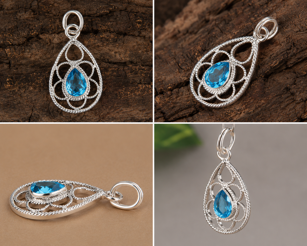 Pendant With Blue Aventurine