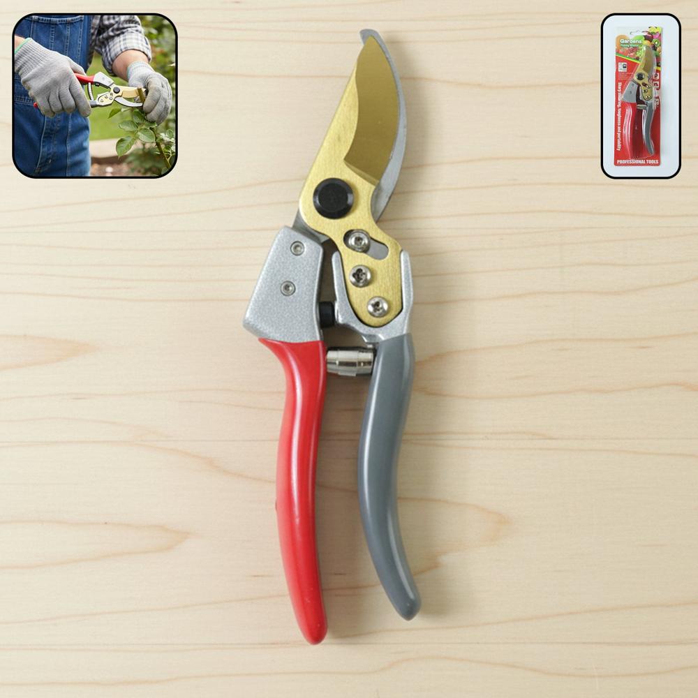 8 Inch Garden Pruners Scissor Cutter (1 Pc) - Color: Mix