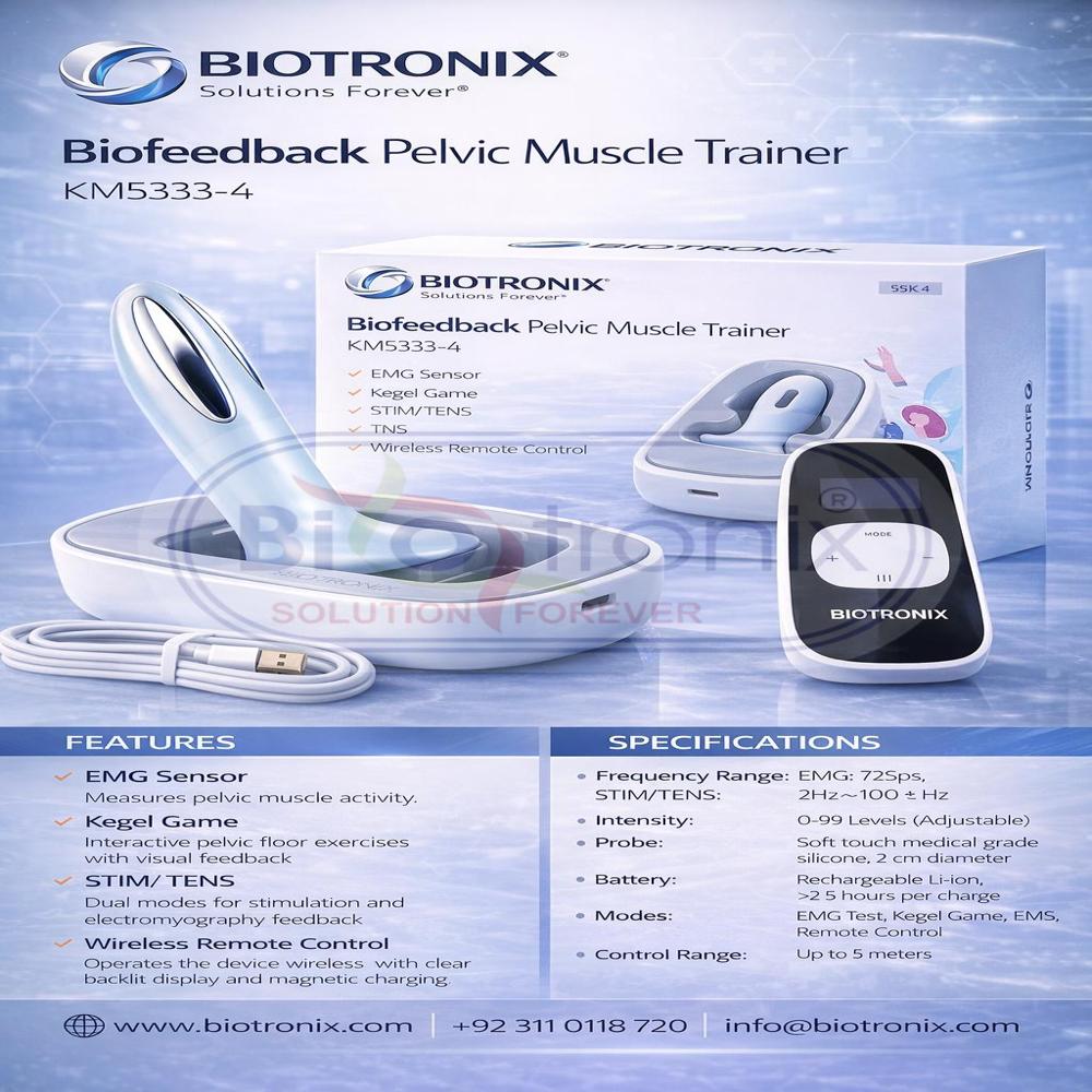 Professional Pelvic Floor Rehabilitation Device with Smart Digital Programs