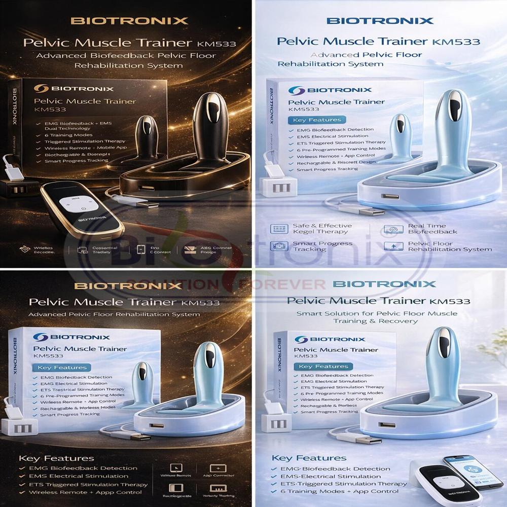 Professional Pelvic Floor Rehabilitation Device with Smart Digital Programs