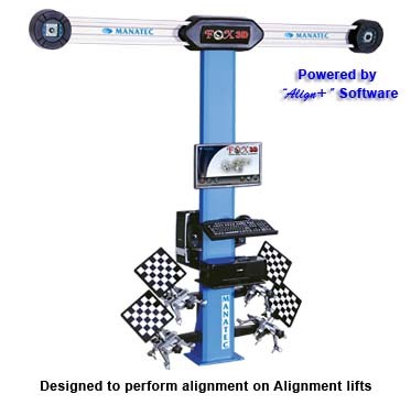 3D व्हील अलाइनर्स - लिफ्ट प्रकार