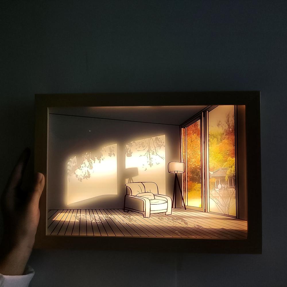LED NightPainting Decoration Picture Frame Light (1 Pc / 2015 CM)