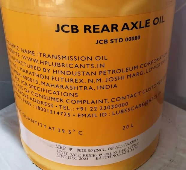 JCB Rear Axle Oil