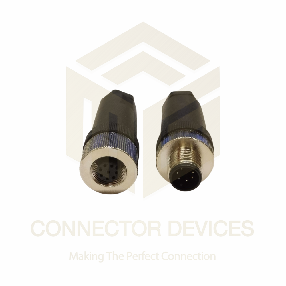 M12 Sensor Connectors 6 Pin