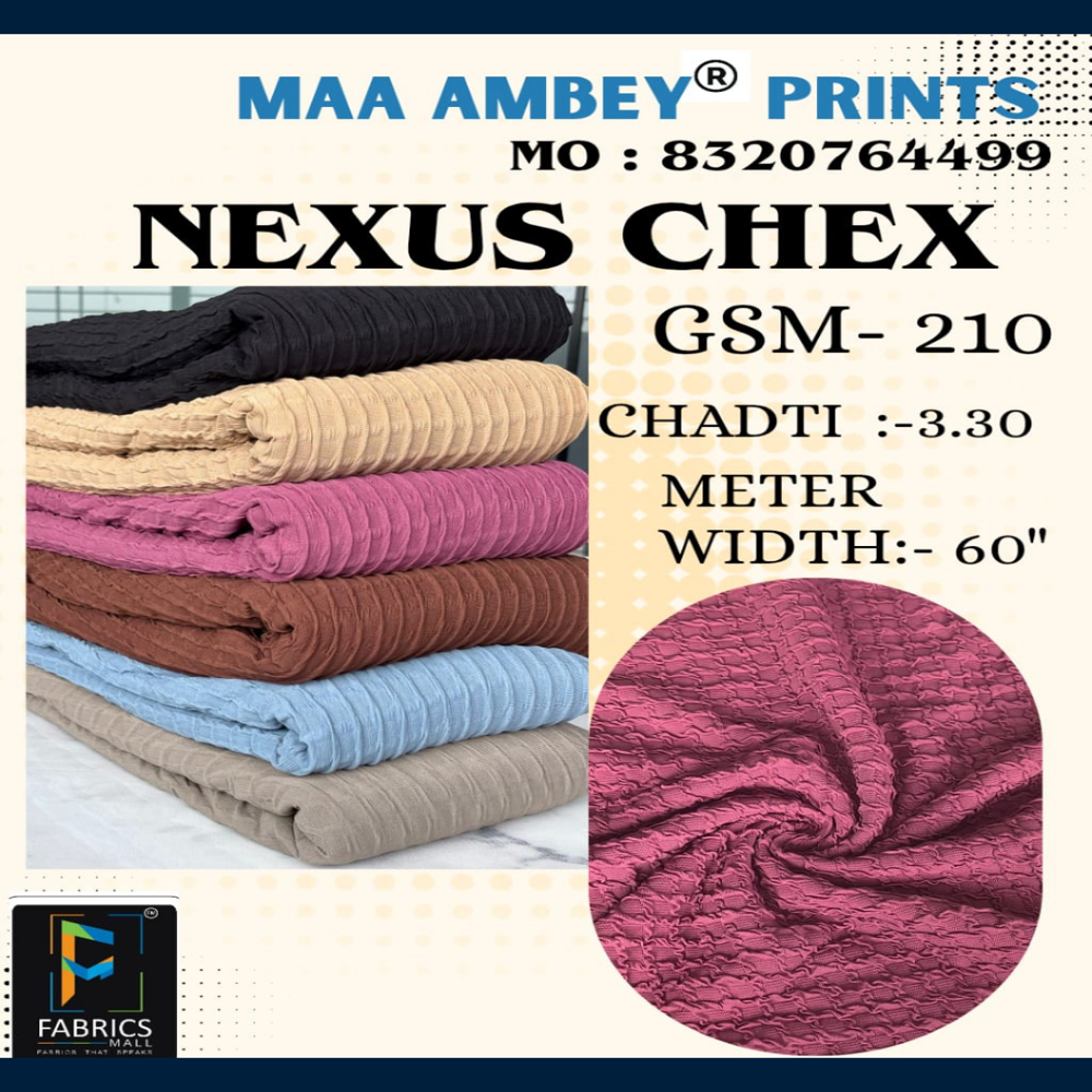 Nexus Checks Fabric