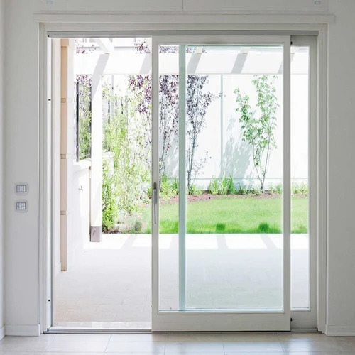 Upvc Sliding Door Frame - Aluminum Alloy, Fiberglass Screen Netting | Commercial Application, Custom Color Options
