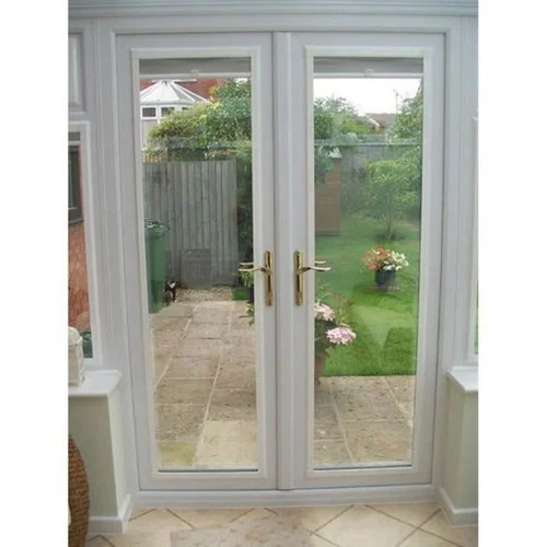 Upvc Hinged Door Frame - Aluminum Alloy, Fiberglass Screen Netting Material, Custom Color Options | Designed For Commercial Applications