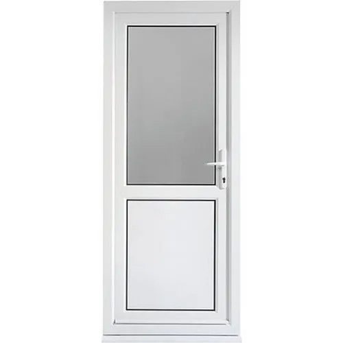 Upvc Hinged Door Frame - Aluminum Alloy, Fiberglass Screen Netting Material, Custom Color Options | Designed For Commercial Applications