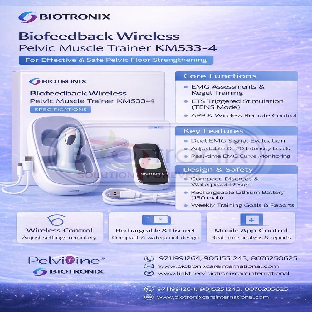 KM-533-4 APP Based Pelvic Muscle Recovery Equipment for Women
