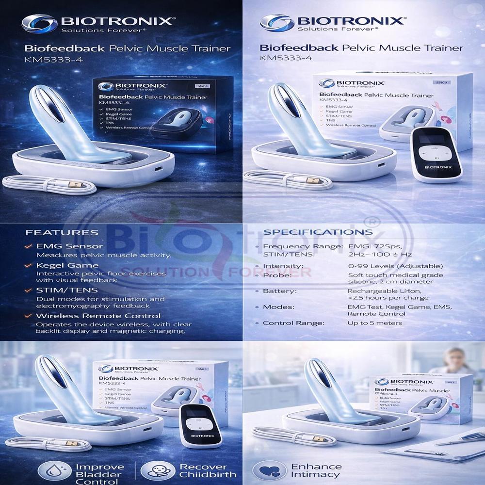 KM-533-4 APP Based Pelvic Muscle Recovery Equipment for Women