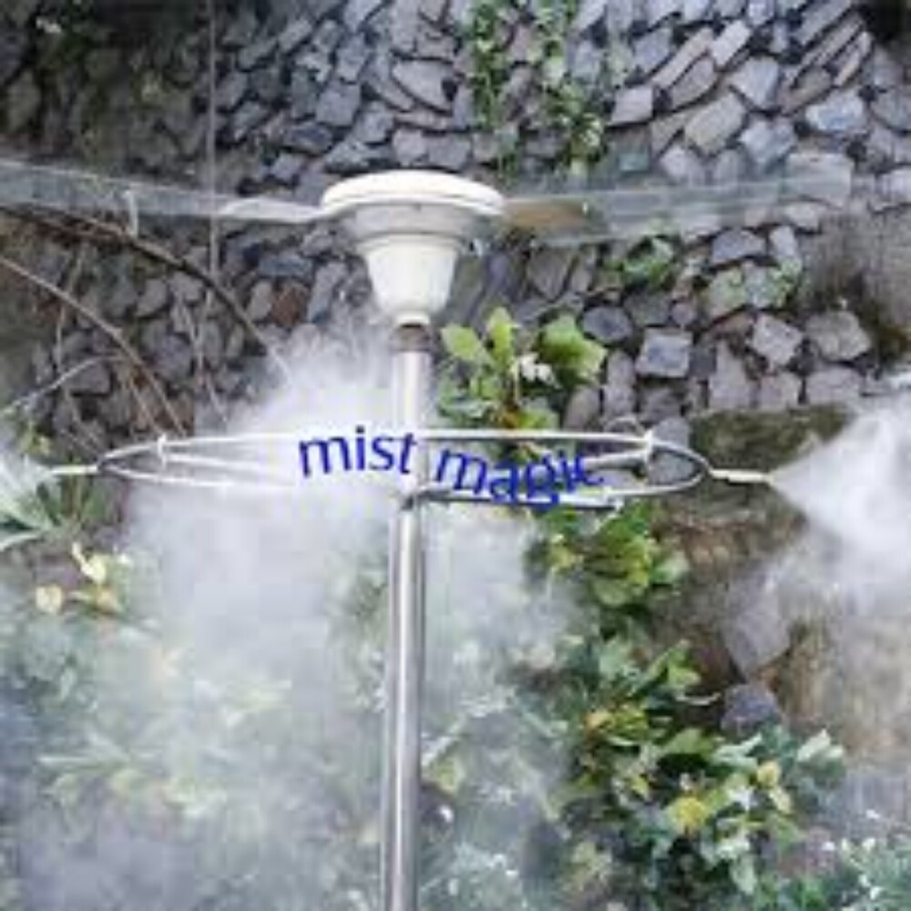 Mist Fan Pole - Color: Silver