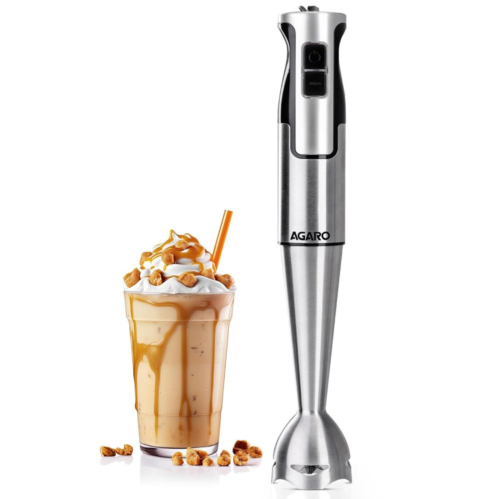 AGARO Regency Hand Blender, 600W, Variable Speed Modes & Speed Regulator(34001)