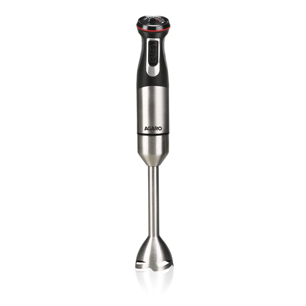 AGARO Grand 1000 Watts Hand Blender with 2 Variable Speed Modes & Speed Regulator, Stainless Steel Blades(33636)