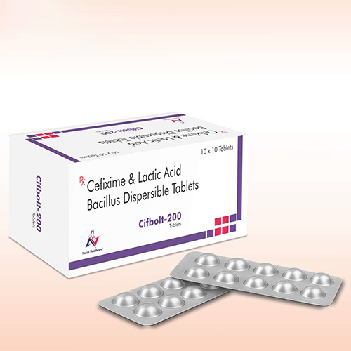 Cefixime And Lactic Acid Bacillus Dispersible Tablets