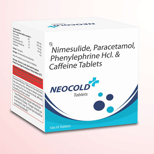 Nimesulide Paracetamol Phenylephrine HCI And Caffeine Tablets