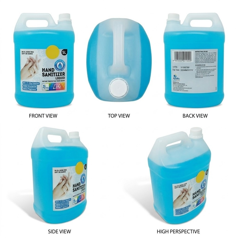 Liquid Hand Sanitizer - Color: Blue