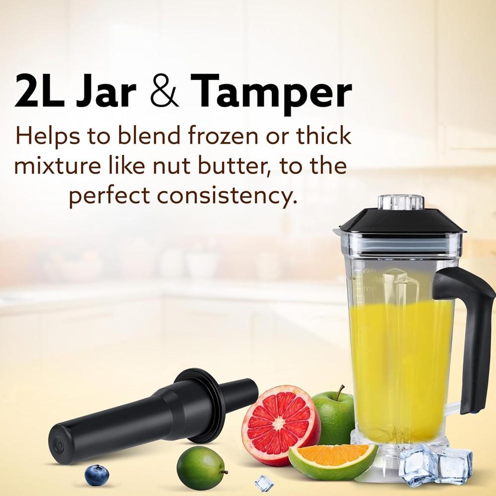 AGARO Grand Professional Blender/Grinder/Mixer, 2000 watts, 2 Litres BPA Free Jar(33555)