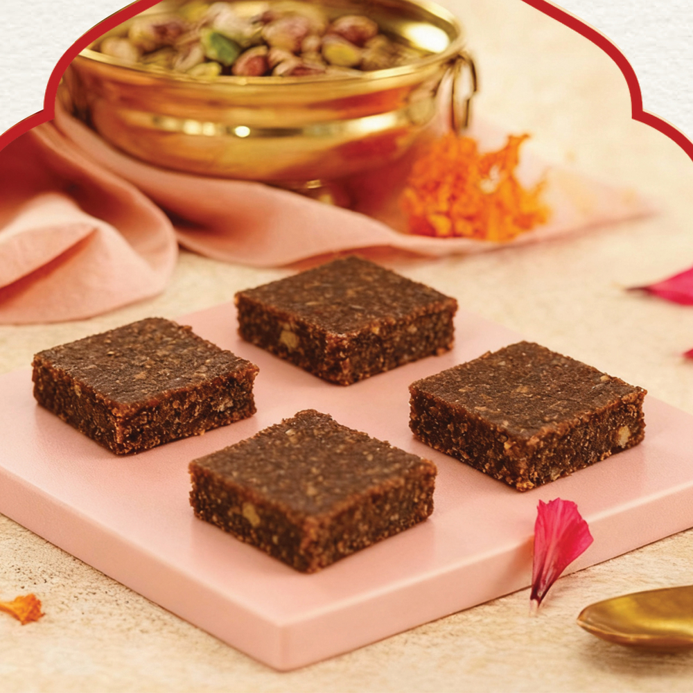 Fresh Chikoo Barfi