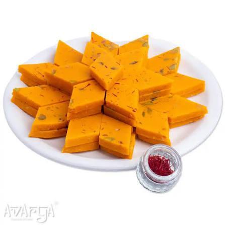 Kesar Kaju Katli