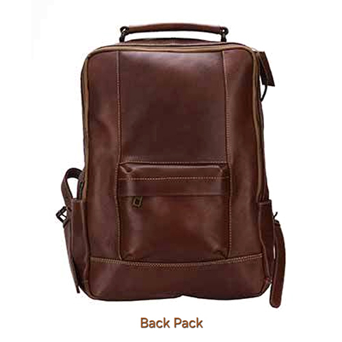 Leather Back Pack