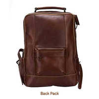 Leather Back Pack