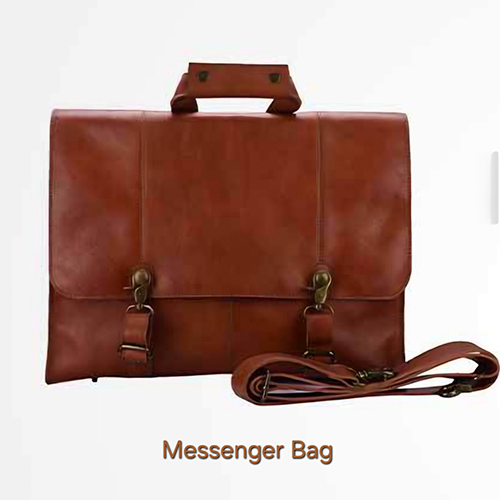 Leather Messenger Bag