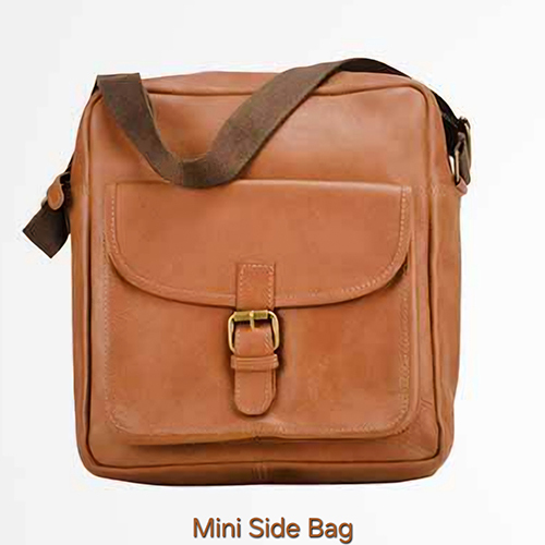 Leather Mini Side Bag for Men
