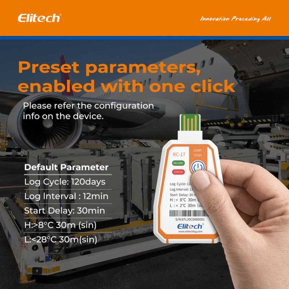  Elitech RC-17 TEMPERATURE DATA LOGGER 