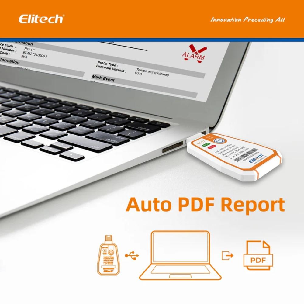  Elitech RC-17 TEMPERATURE DATA LOGGER 