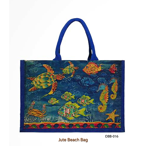 DBB-016 Jute Beach Bag