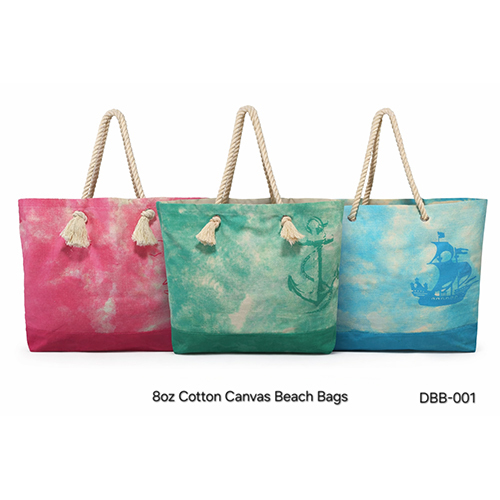 DBB-001 8oz Cotton Canvas Beach Bags