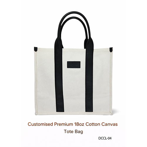 Customized Premium Cotton Canvas Tote Bag