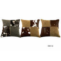 Embroidered Luxury Fabric Cushion Covers - Color: Multi-color (green