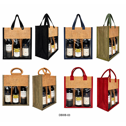 Eco-Friendly Jute Wne Bags