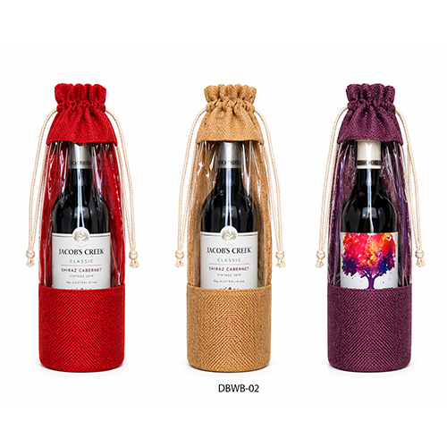 Natural Fiber Jute Wne Bags