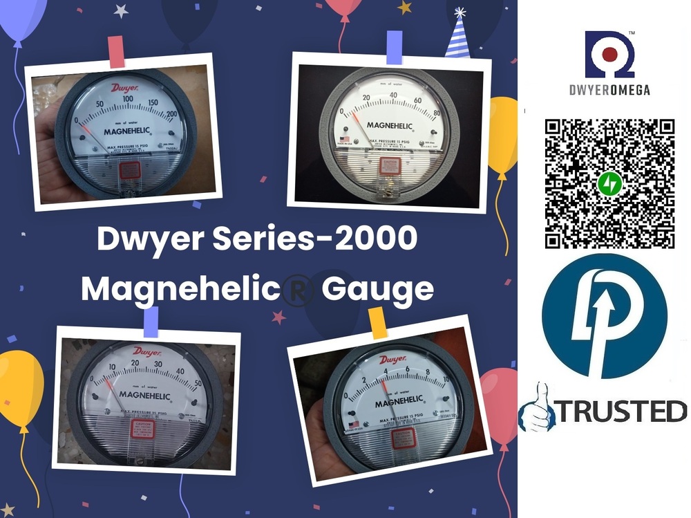 DWYER>> SERIES 2000 MAGNEHELIC DIFFERENTIAL PRESSURE GAUGE >>Ajeetpur Industrial Estate (UP)