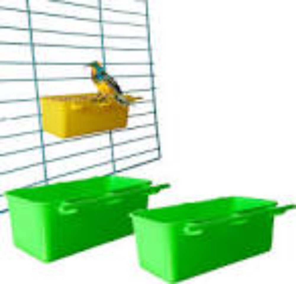 Poultry Cage Feeder - Material: Plastic