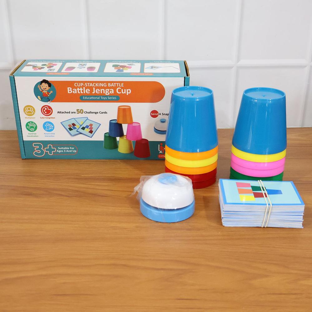 Cup Stacking Battle Challenge Game Set (1 Set)