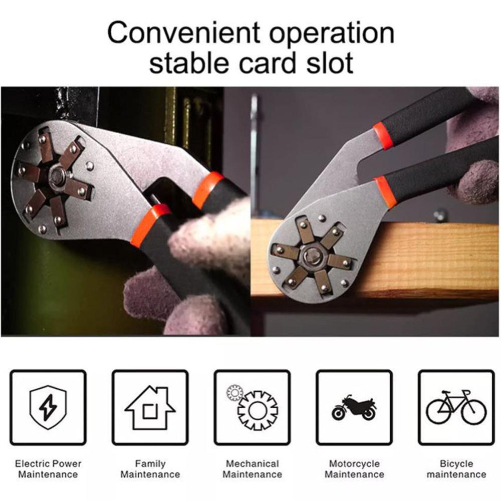 Multi-function Hexagon Wrench Adjustable Bionic Plier Spanner Repair Hand Tool