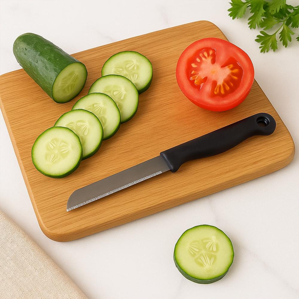 Supermom Stainless Steel Kitchen Laser Knife, Chhari (10 Pc / Set)