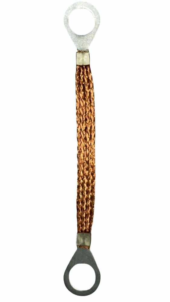 Copper Flexible Braided Connectors - High-strength Hard Alloy, Multigrade, Galvanized Surface, Flexible For Tight Spaces, Corrosion And Rust Resistant