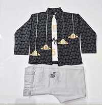 Black Fancy 3 Piece Kids Wear