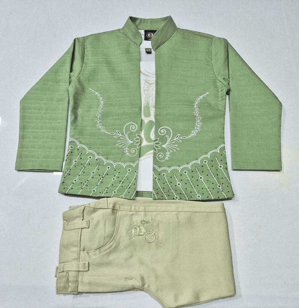 Green 3 Piece Kids Wear
