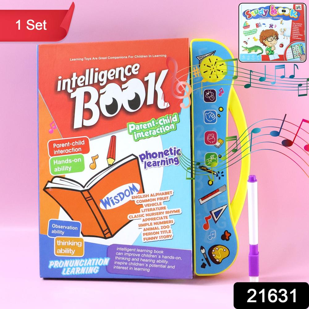 Interactive Intelligence Learning Book With Sound & Phonics (1 Set) - Color: Mix