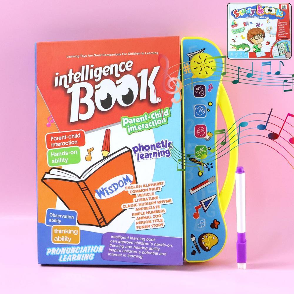 Interactive Intelligence Learning Book With Sound & Phonics (1 Set) - Color: Mix