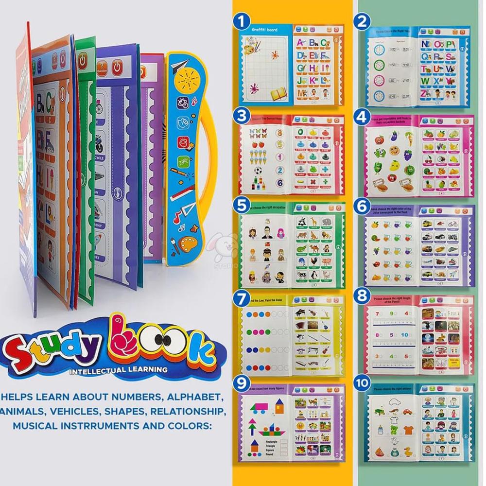 Interactive Intelligence Learning Book with Sound & Phonics (1 Set)